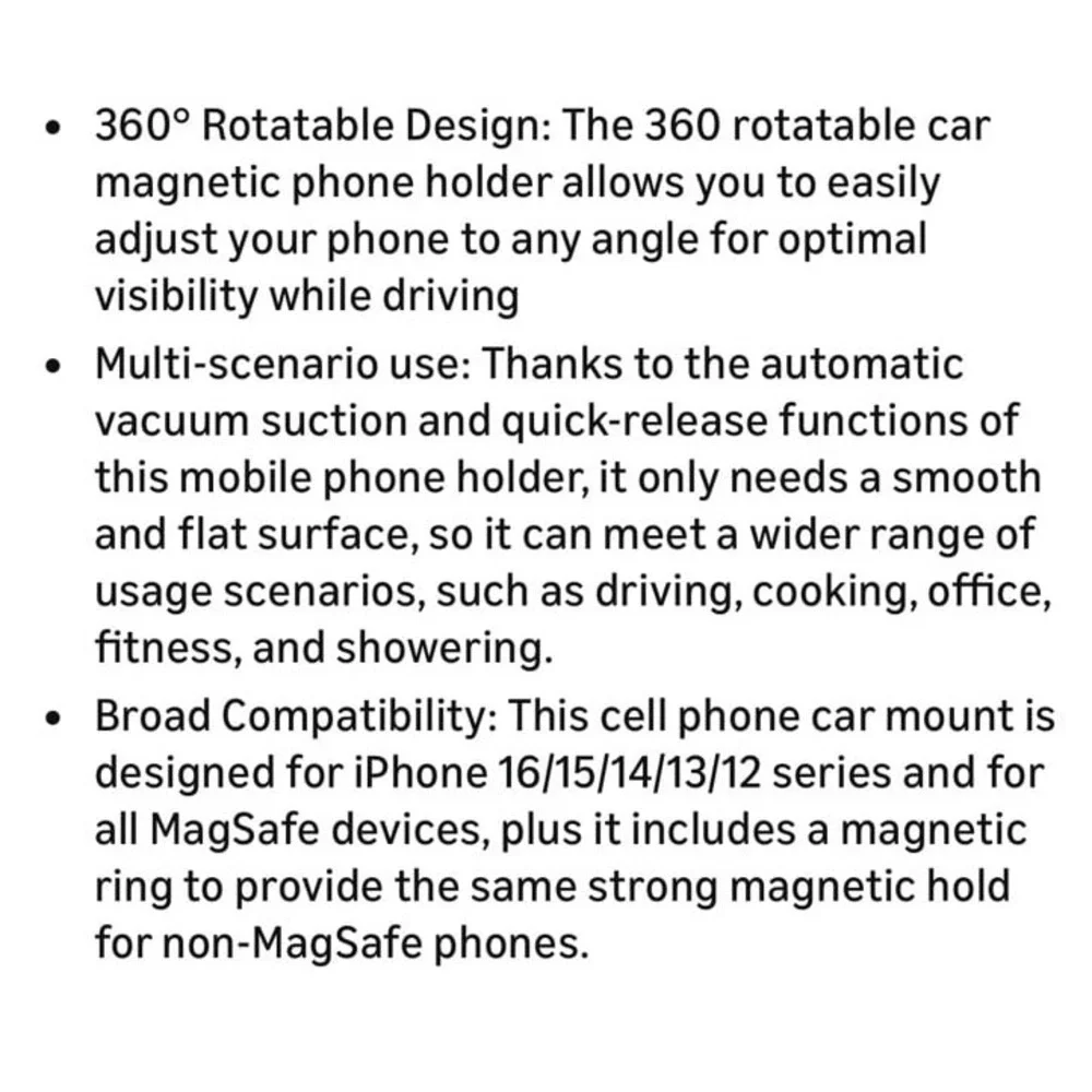 Magnetic phone holder